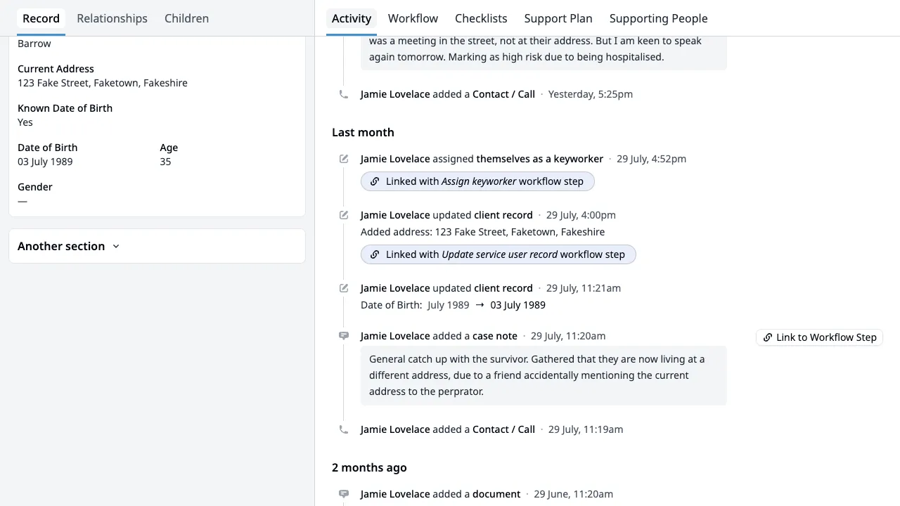 Empty state showing the available reports to select