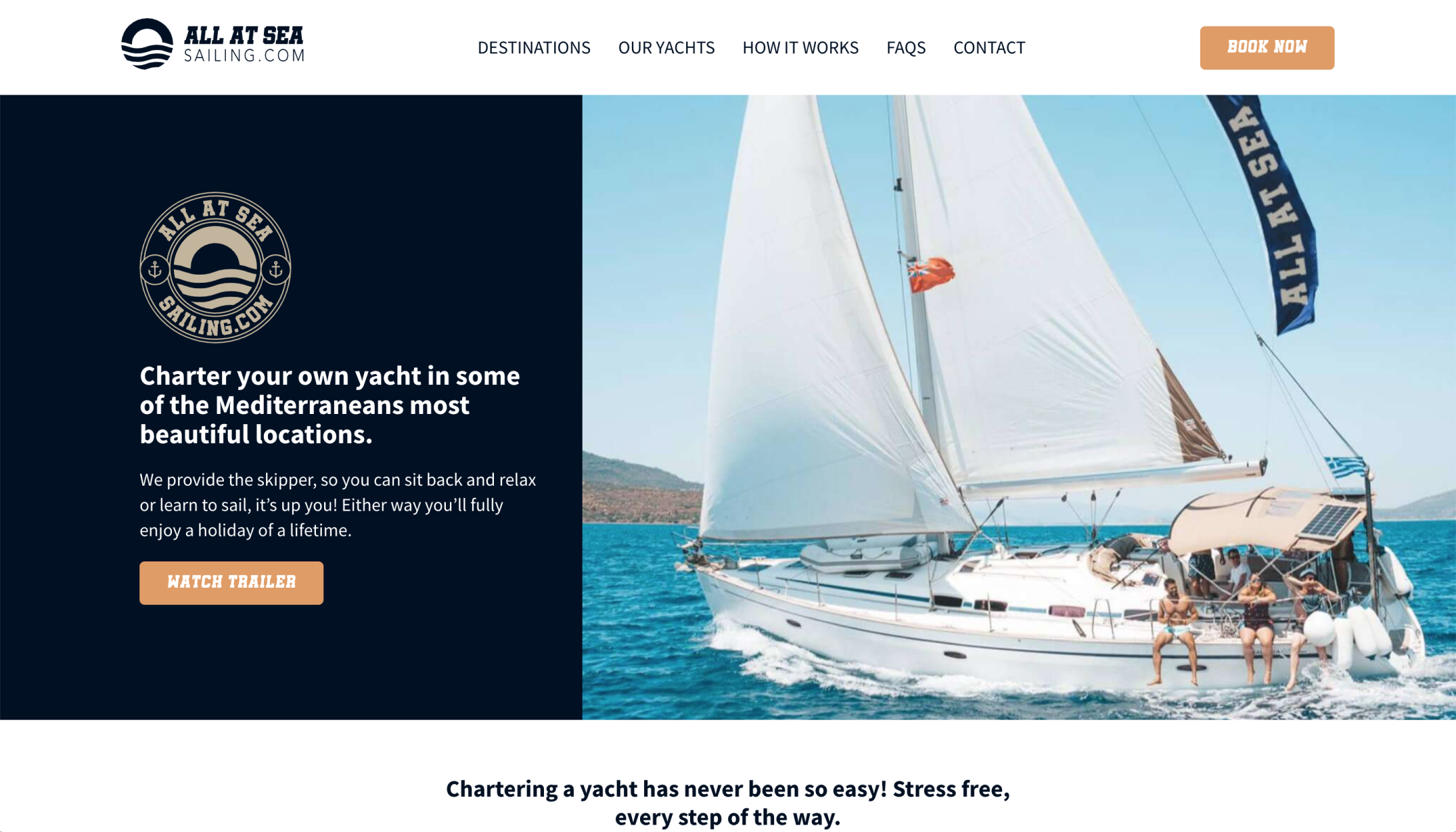 Website - All At Sea Sailing